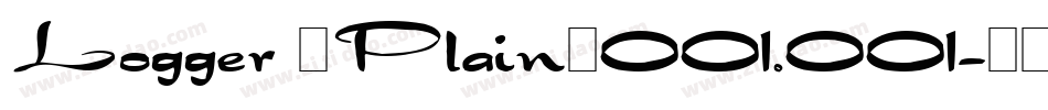 Logger (Plain)001.001字体转换
